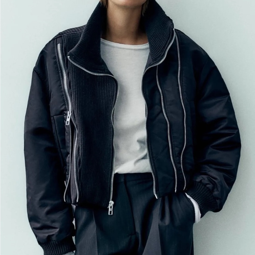 Zara Navy Blue Jacket